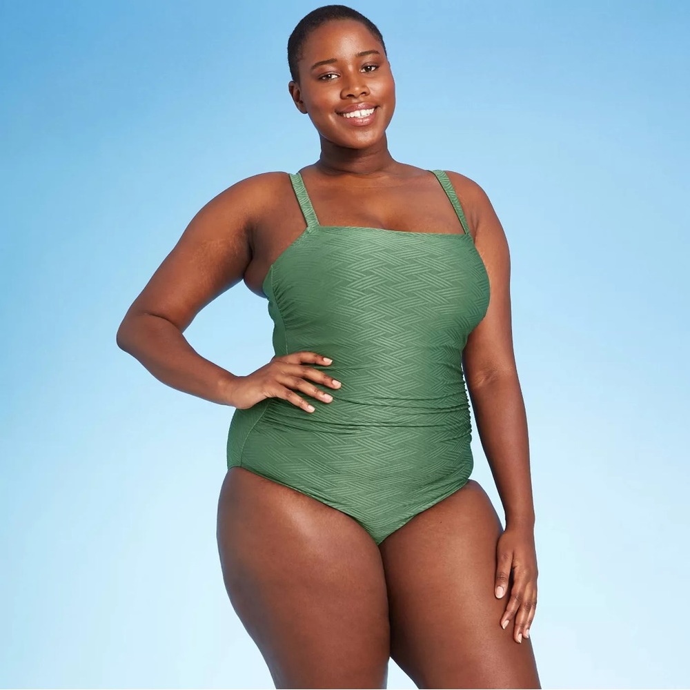 NWT Kona Sol basket weave one piece! 18W